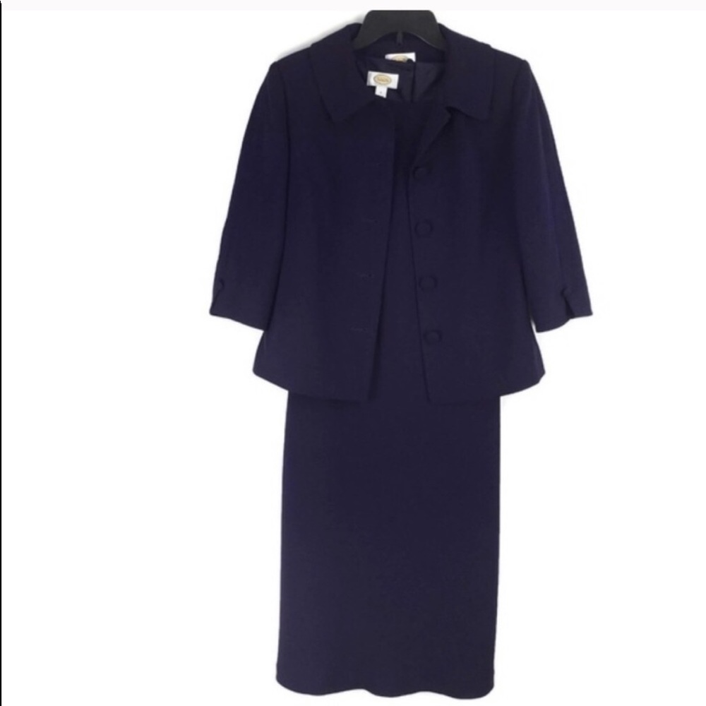 Talbots purple 2 pice dress suit
